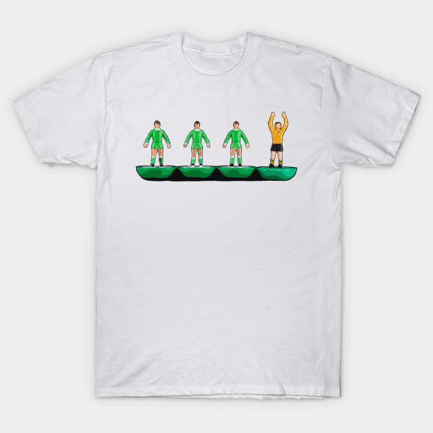 Ireland football subbuteo design T-Shirt by vancey73